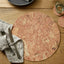 Cork Placemats | Twist Red | Round