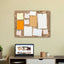 Large Twist Cork Notice & Memo Board | 600 x 450 x 18 mm