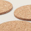 Premium Cork Placemats + Coasters | Natural | Round