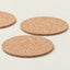 Cork Coasters | Natural | Round