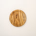 Olive Wood Round With Groove Serving Board