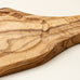 Olive Wood Rustic Paddle With Groove Serving Board