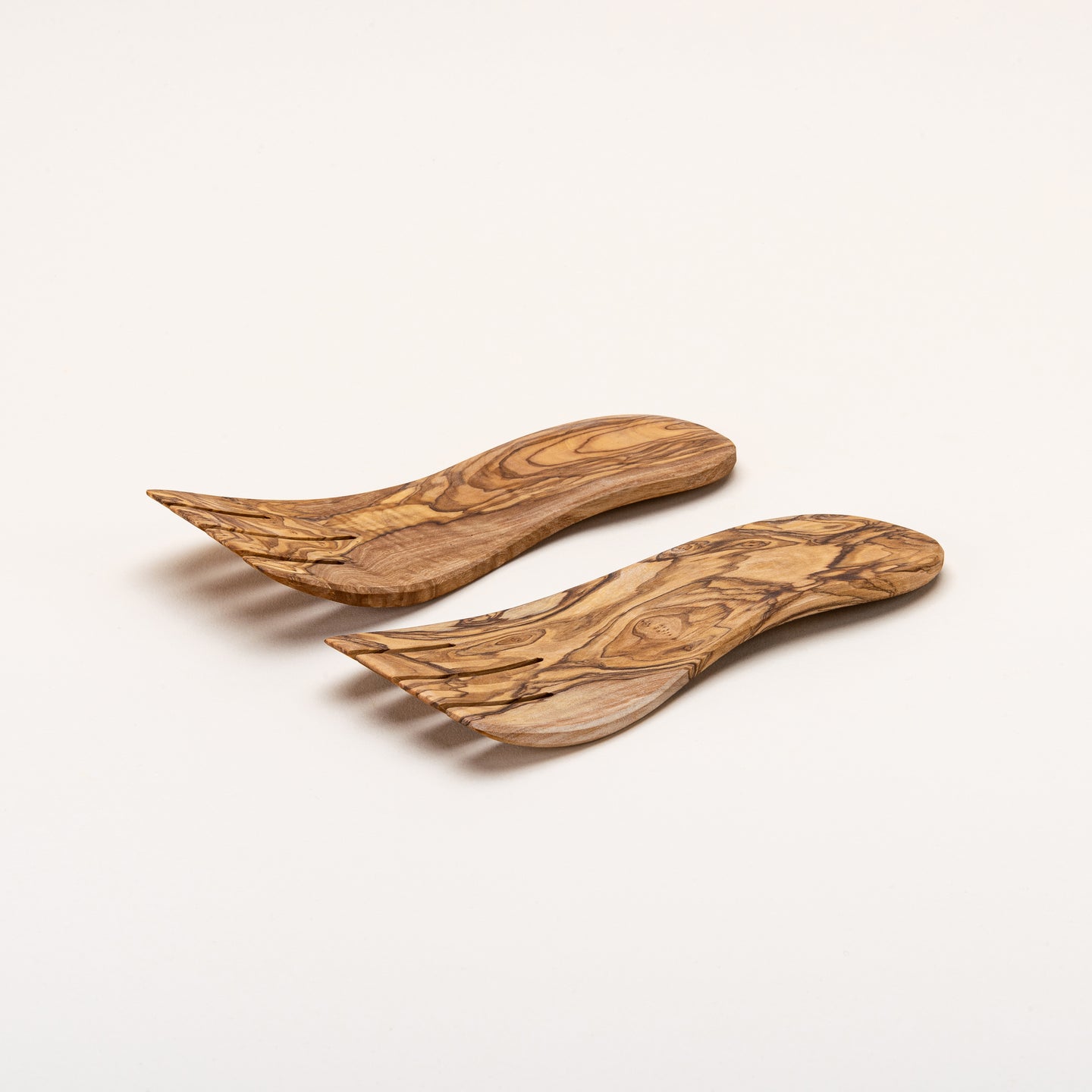Sono Wood Hand Salad Servers main image 1