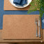 Premium Cork Placemats | Natural | Rectangular