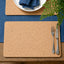 Premium Cork Placemats | Natural | Rectangular