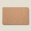 Cork mat on a beige background