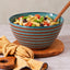 Terracotta Salad Bowl  | Aroma Blue