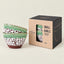 Set of 2 Terracotta Regular Bowls  | Aroma Green & White