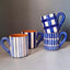 Set of 4 Terracotta Mugs | Blue