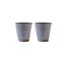 Set of 2 Stoneware Espresso Coffee Cups | Breezy Blue