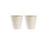 Set of 2 Stoneware Espresso Coffee Cup | Breezy Cream