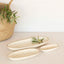 Stoneware Serving Oval Trays | Breezy Cream