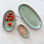 Stoneware Serving Oval Trays | Breezy Green