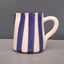 Terracotta Bold Stripe Mini Jug | Blue