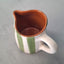 Terracotta Bold Stripe Mini Jug | Green