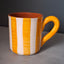 Terracotta Bold Stripes Mug | Yellow