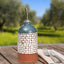Terracotta Olive Oil Dispenser Bottle | Aroma Blue & White