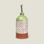 Terracotta Olive Oil Dispenser Bottle | Aroma Green & White