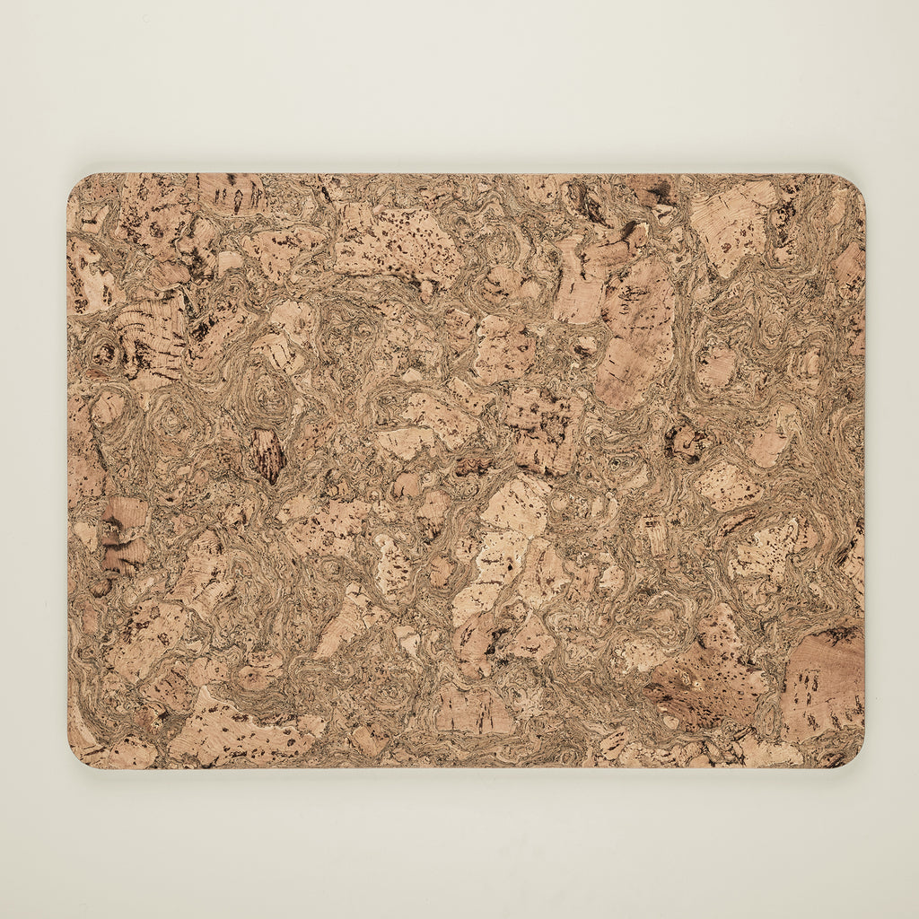 Luxury 100% Natural Cork Thick Bath Mat Anti Slip Bathroom Floor Mat 62 x  46cm