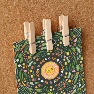 Wooden Push Pins Pegs Style | 30 pcs