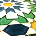 Handmade Hispano Arabe Relief Tiles SN13b