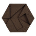 Cork Wall Design Organic Blocks - HEXAGON