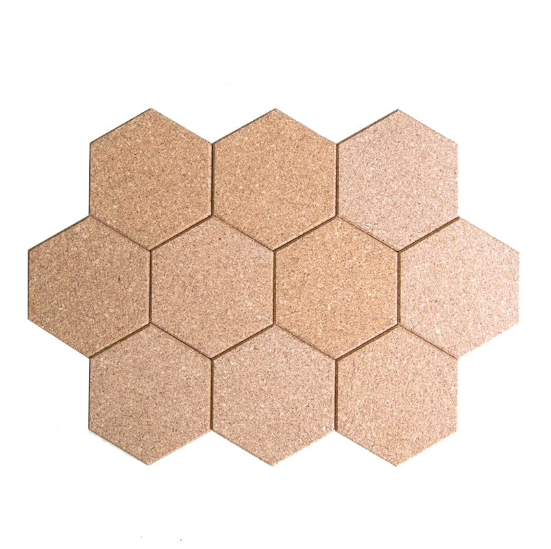 Cork Notice Board Hexagon Self Adhesive