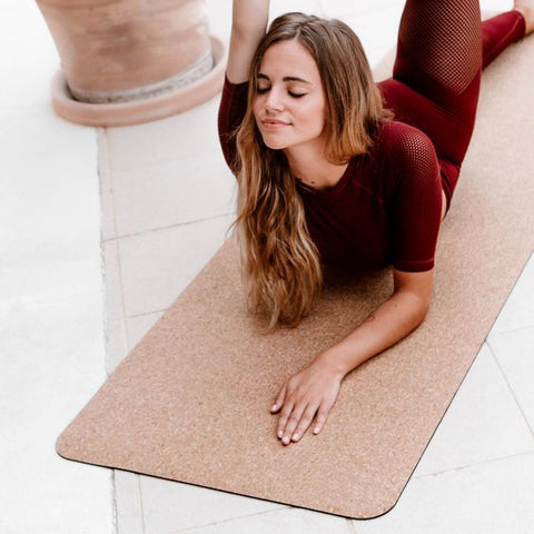Home Yoga Starter Set  Cork yoga mat, Natural yoga mat, Biodegradable  products