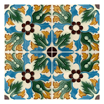 Handmade Hispano Arab Relief Tiles SN35