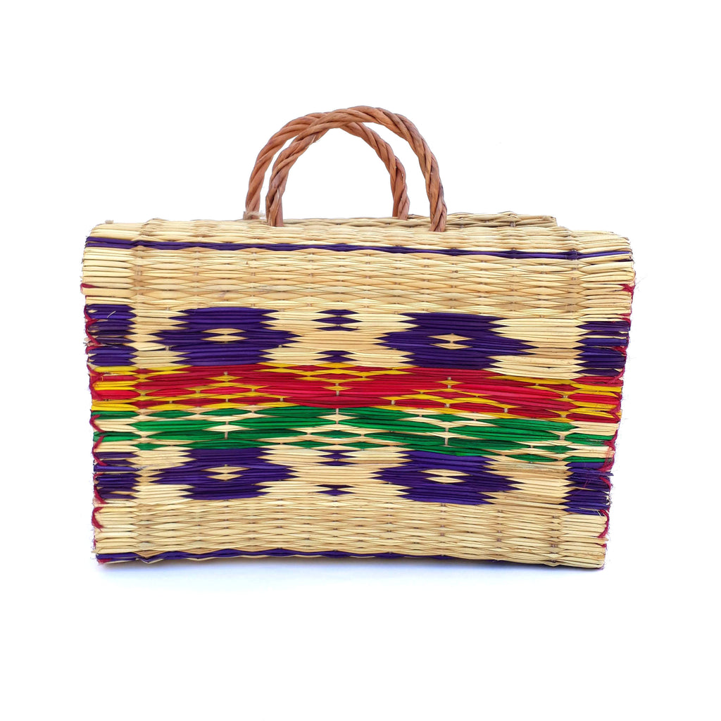 Natural Straw Reed Basket Bag 2