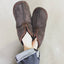 Merino Sheepskin Slipper Boots | Rubber Thin Soles