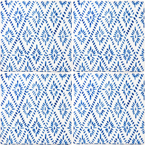 Hand Painted Portuguese Tiles - Melides